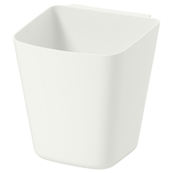 IKEA SUNNERSTA  (ИКЕА СУННЕРСТА)  -  Контейнер - белый 12x11 см
