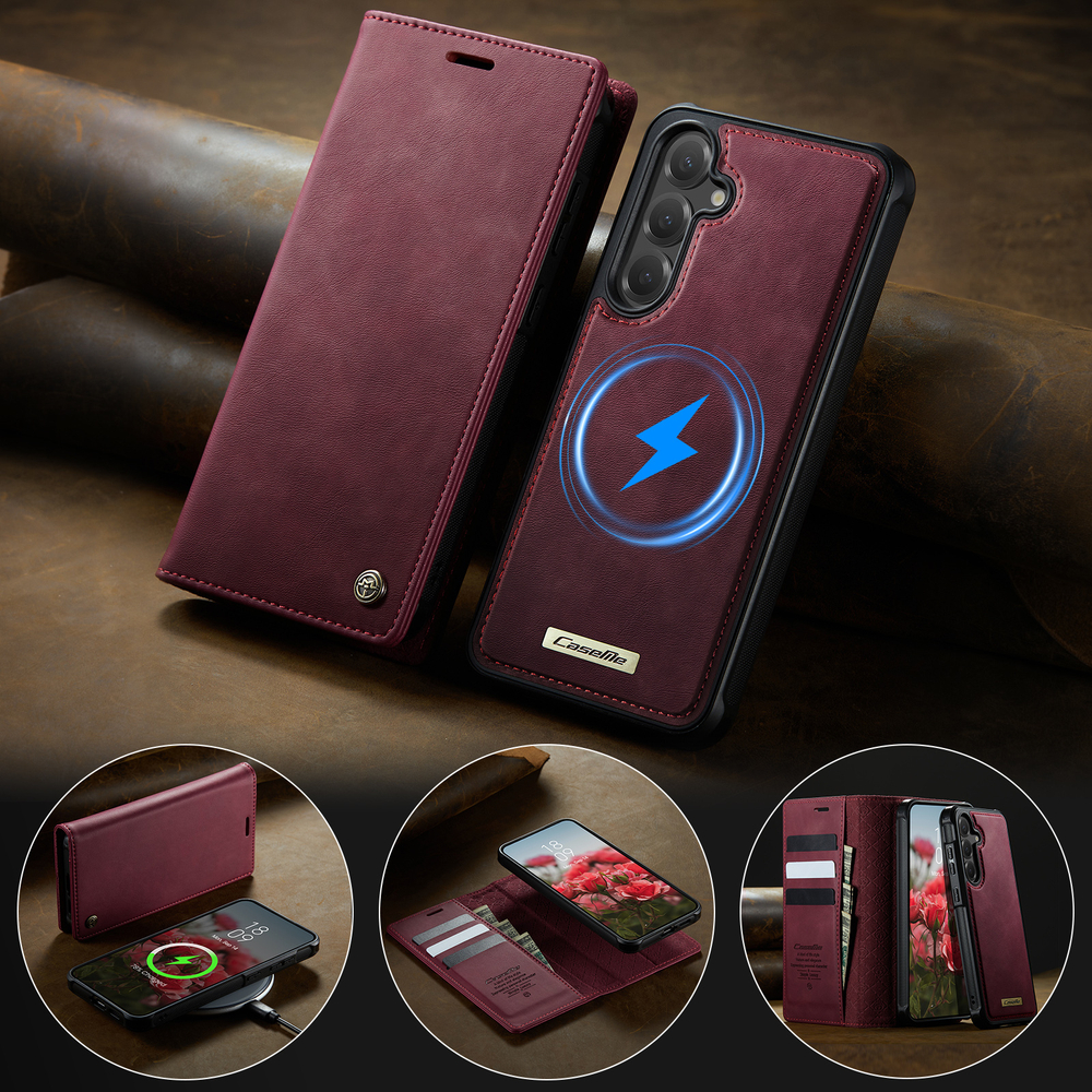 Чехол-кошелек CaseMe 2 in 1 MagSafe Samsung Galaxy S24
