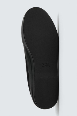 ZARA Х AARON LEVINE КЕДЫ ИЗ ТКАНИ, ЧЕРНЫЙ
