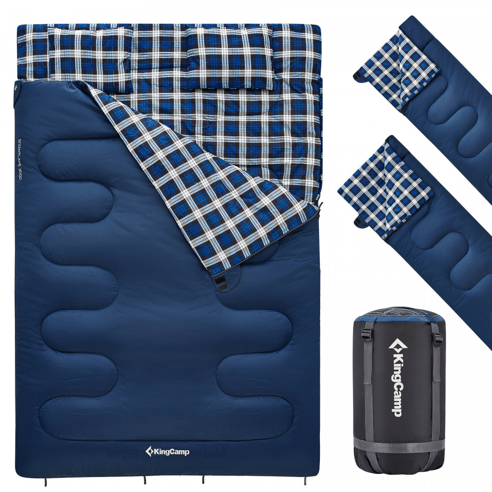 СПАЛЬНЫЙ МЕШОК KINGCAMP 2216 SNOWFLAKE 300D -13°С