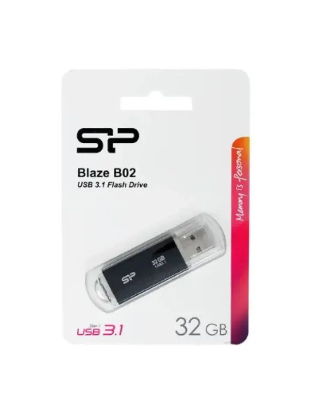 Память USB Flash 32 ГБ Power Blaze B02 BLACK