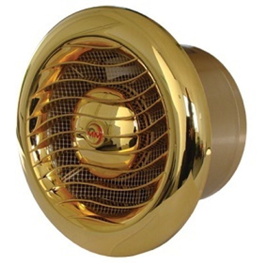 Вентилятор MMotors JSC MM-100 LUX GOLD с позолоченной 24 каратным золотом решеткой