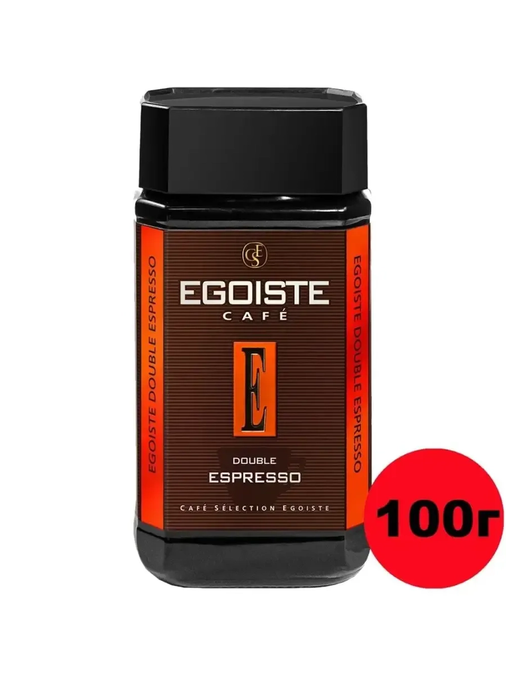Кофе растворимый EGOISTE Double Espresso 100 г