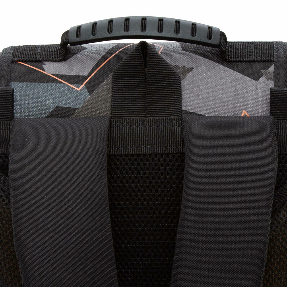 Ранец GRIZZLY анатомическая спинка, с мешком для обуви, для мальчиков, SERIOUS, 33х25х13 см, RAm-485-6/1