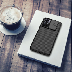 Чехол для телефона Xiaomi Redmi Note 11 Глобальная версия от Nillkin серии CamShield Case с защитной крышкой для задней камеры