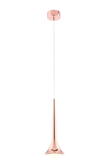 Светильник подвесной Rilon 1041RG ROSE GOLD, 5 Вт, золотой и медный