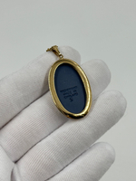 Кулон Wedgwood тёмно-синий