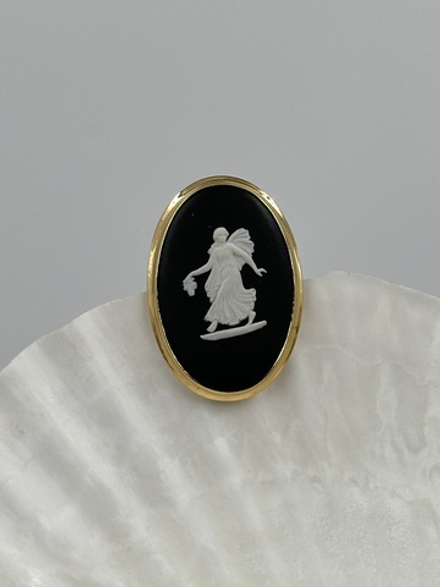 Брошь Wedgwood чёрная