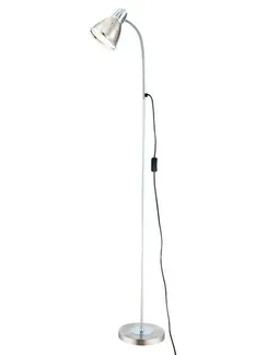Торшер EGO 1x40Вт E27, матовый никель 20x146 см