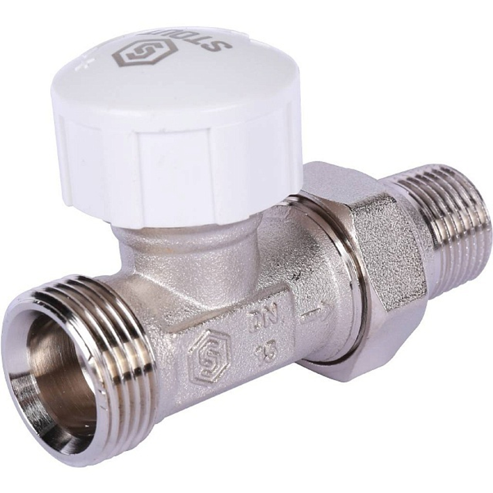 STOUT Клапан термостатический прямой 1/2" х 3/4"ЕК