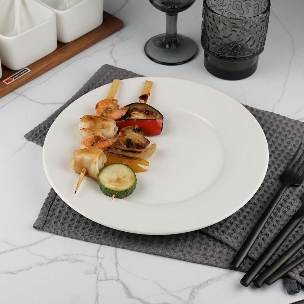 Тарелка d 25,5 см h2,5 см белая фарфор Classic P.L. Proff Cuisine [4]