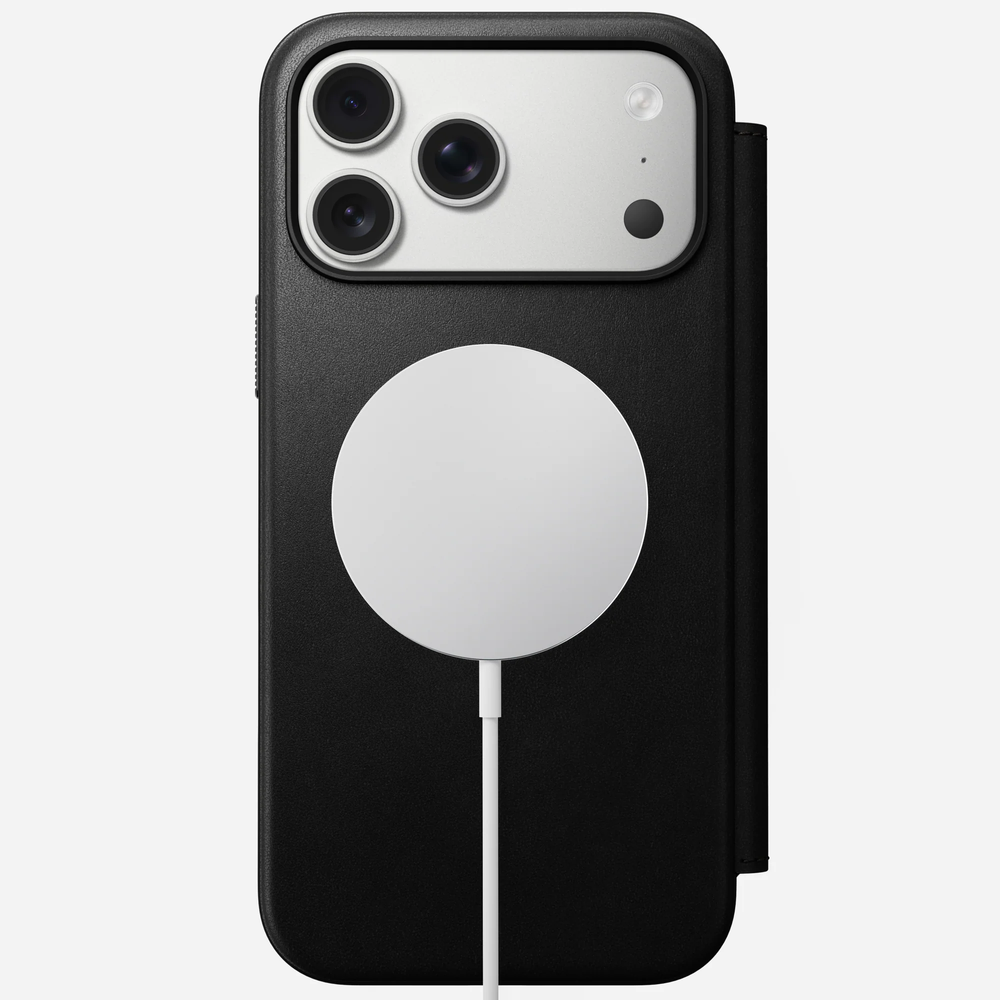 Чехол-книжка Nomad Modern Leather Folio для iPhone 17 Pro Max Black