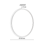 Потолочный светодиодный светильник Sonex ALFA WHITE 7659/48L