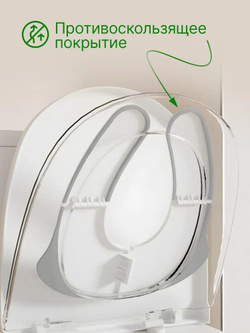 Накладка детская на унитаз NYU серая