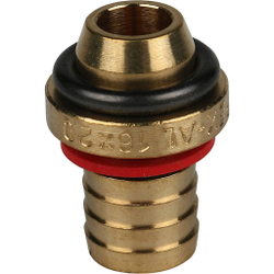 Тройник настенный с креплением 1/2"x16x16