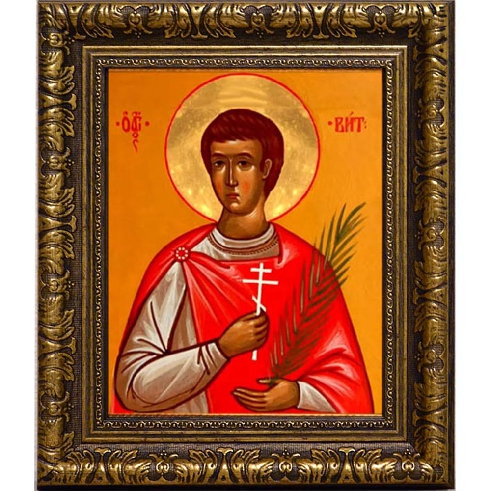 Вит Римский Святой Мученик. Икона на холсте.