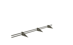 Кровельный снегозадержатель Fachmann КO/SKU/3-3000 Фальцевый крепеж RAL