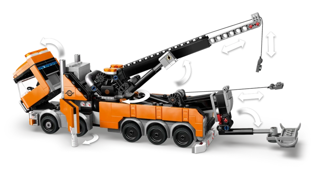 Конструктор LEGO City 60467 Тяжелый эвакуатор-утилизатор с краном