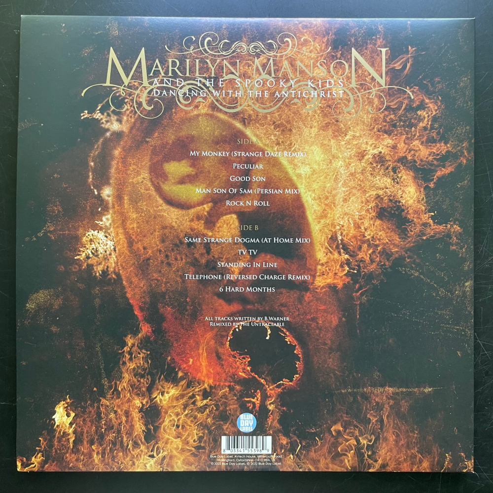 Marilyn Manson & The Spooky Kids ‎– Dancing With The Antichrist (Англия 2022г.) Colored