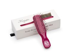 Расческа Majestic Scalp Brush спелая вишня (дорожная версия)