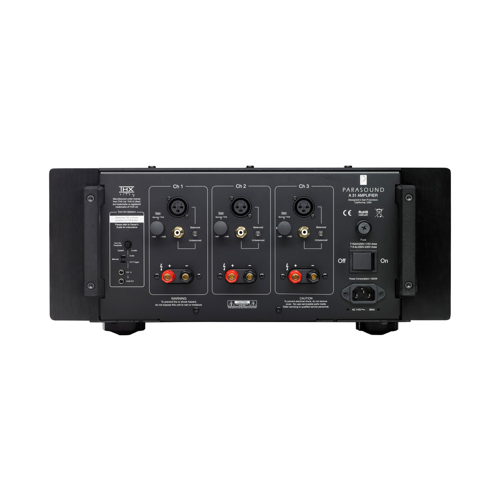 Parasound A31, усилитель мощности