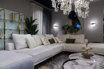 Комплект мебели Garda Decor №51 модульный Диван Тесоро (Tesoro) (левый угол)