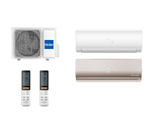 Мульти сплит-система Haier на 2 комнаты (25+35 кв.м.) FLEXIS White + Gold