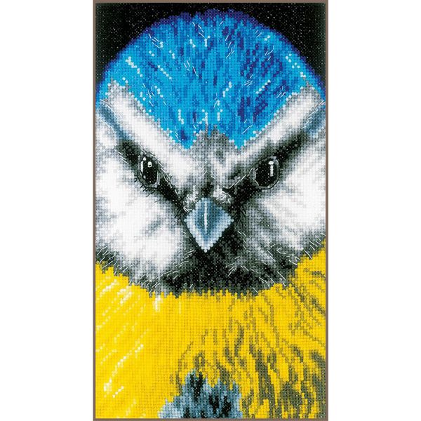 Набор для вышивания нитками Lanarte Blue tit