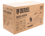 Дизельная тепловая пушка DHG-10, 10 кВт, 300 м3/ч, прямой нагрев Denzel