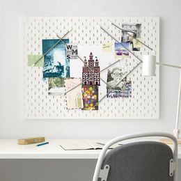 Перфорированная доска IKEA SKADIS (СКОДИС), Белый, 76х56 см