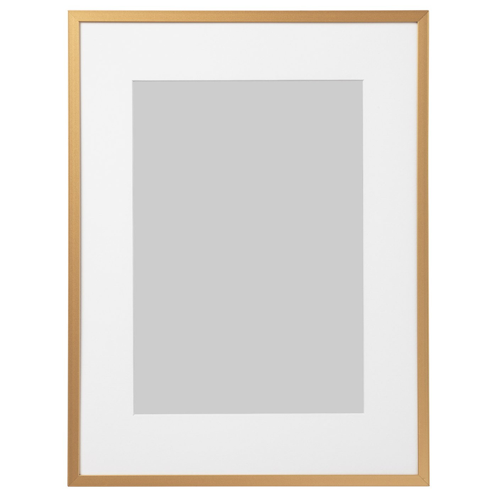 IKEA LOMVIKEN  (ИКЕА ЛОМВИКЕН)  -  Рамка - золотой цвет 30x40 см