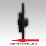 Осевой вентилятор низкого давления Air SC YWF2E 400 Square (черный)