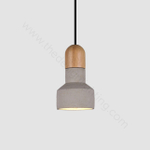 Pendant design lamp  QIE BAMBOO by Bentu Design (Grey)