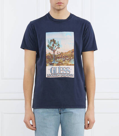 Футболка DESERT PHOTO GUESS - темно-синий(M3GI74 KA260)