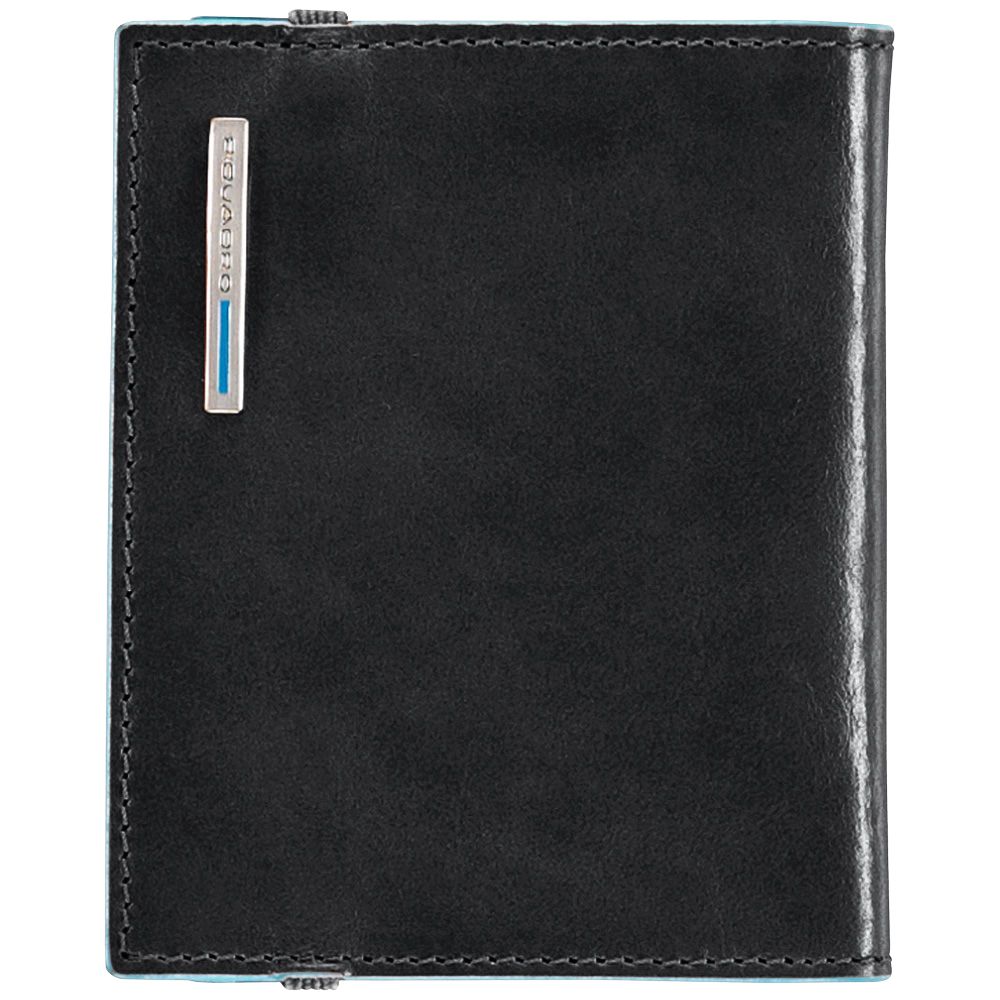 Чехол для кредитных карт Piquadro Blue Square черный телячья кожа (PP1395B2/N)