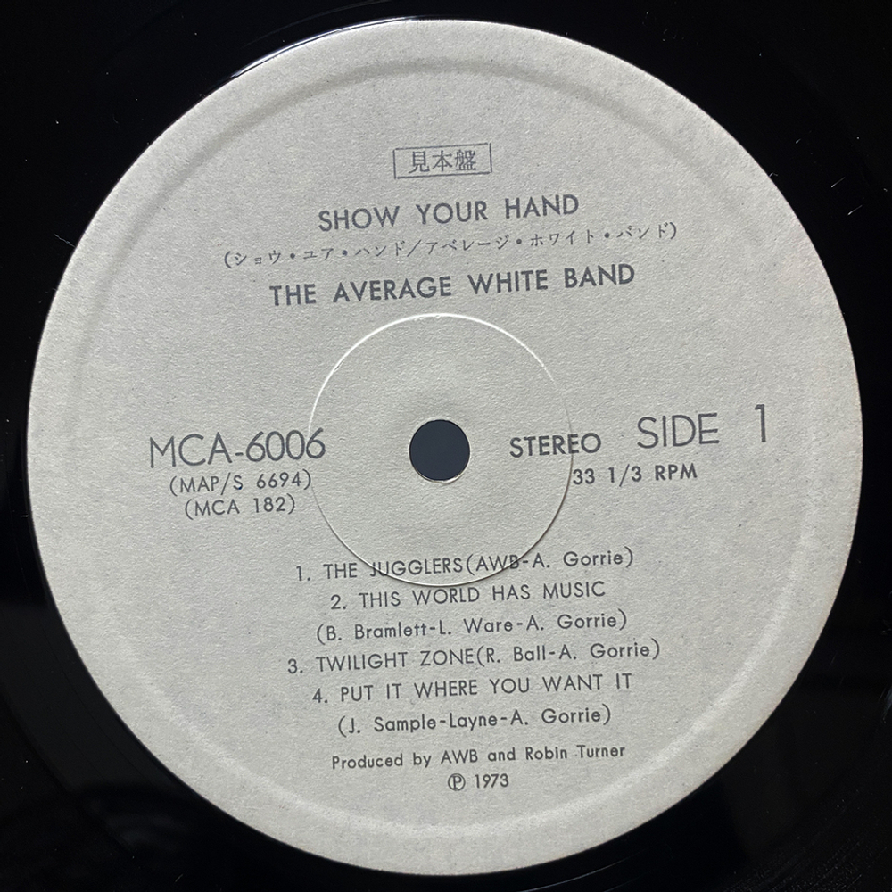 Average White Band / Show Your Hand (LP)
