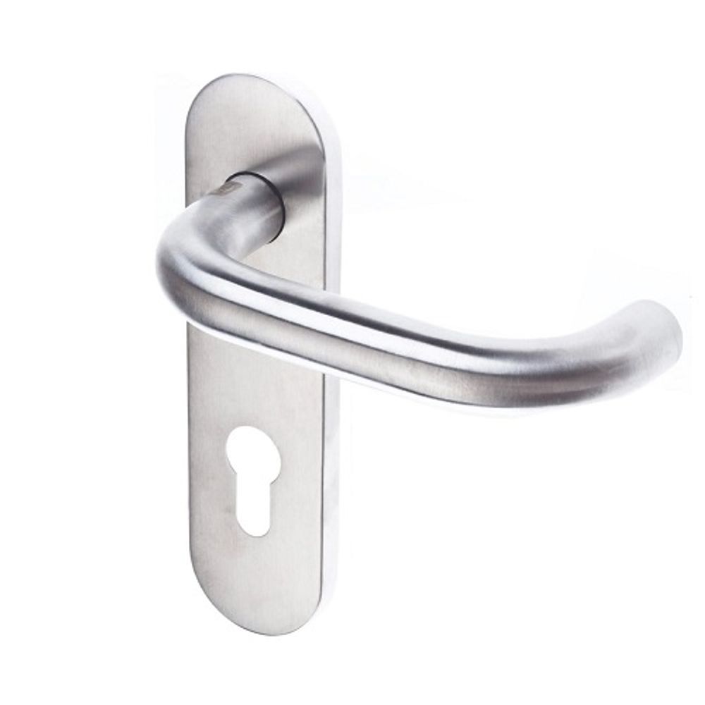 Ручка дверная DOORLOCK 038KP/F PZ72 U-form, нержавейка