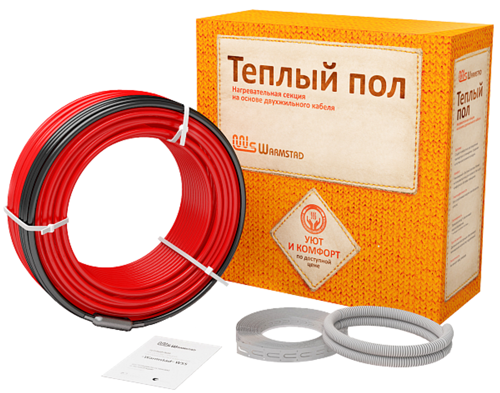 WSS. ТЕПЛЫЙ ПОЛ WARMSTAD 170,0 м/2420 Вт| ГРЕЮЩИЙ КАБЕЛЬ ДЛЯ ТЕПЛОГО ПОЛА 13,4-16,1м²