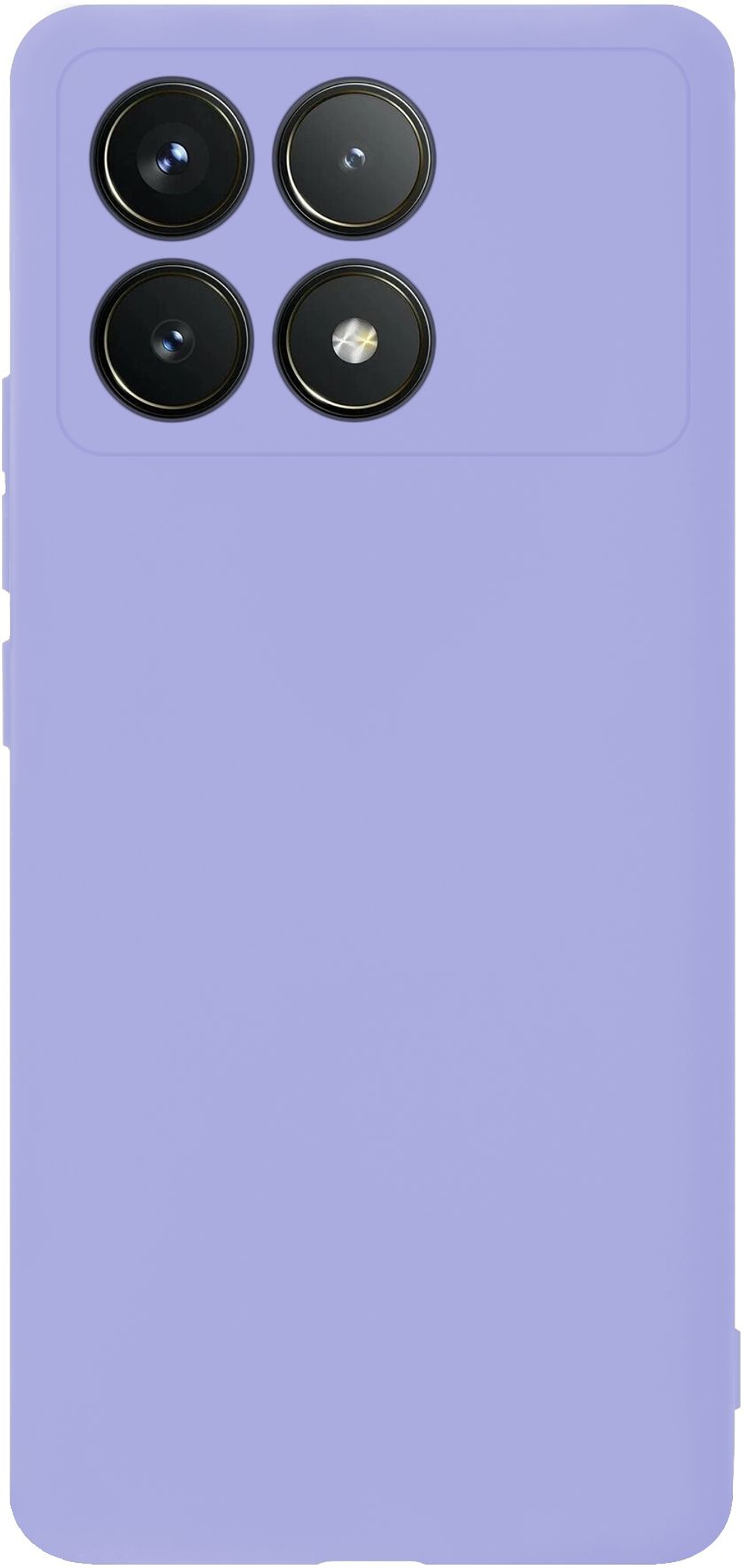Мягкий Soft Touch чехол из силикона для XIAOMI POCO F6 PRO / REDMI K70 &70 PRO с бархатной подкладкой