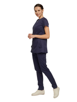 Туника медицинская женская Dr. Nice DRN145 на молнии, без воротника, синий, 48