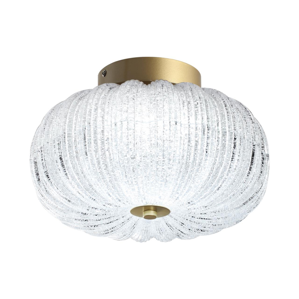 7720/24L PIKO LED SN 570 Светильник металл/стекло/прозрачный/золотой LED 24Вт 3000-6500K D300 IP20 пульт ДУ ANGELO