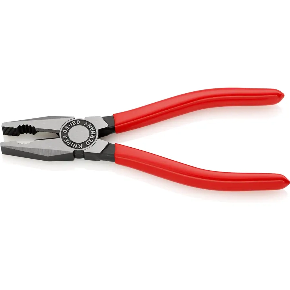 Плоскогубцы комбинированные черненые 180 мм Knipex 03 01 180