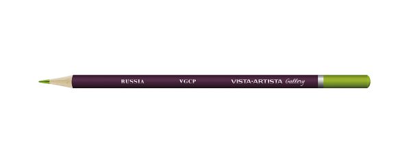 Карандаш цветной художественный заточенный, 6 шт, 618 Оливковый (Olive green), Vista-Artista Gallery VGCP