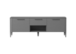 Тумба Type oak под ТВ ширина 160 см (серый)