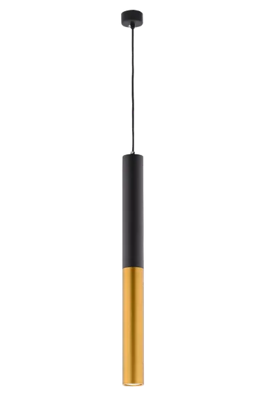 Светильник подвесной Rilon 1005B+G-L BLACK+GOLD, 10 Вт, золотой и чёрный