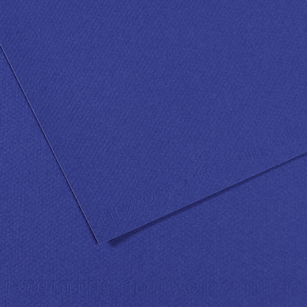 Бумага для пастели Mi-Teintes 160 г/м², 75х110 см, 10 л, №590 Ультрамарин, Canson, C31032S154
