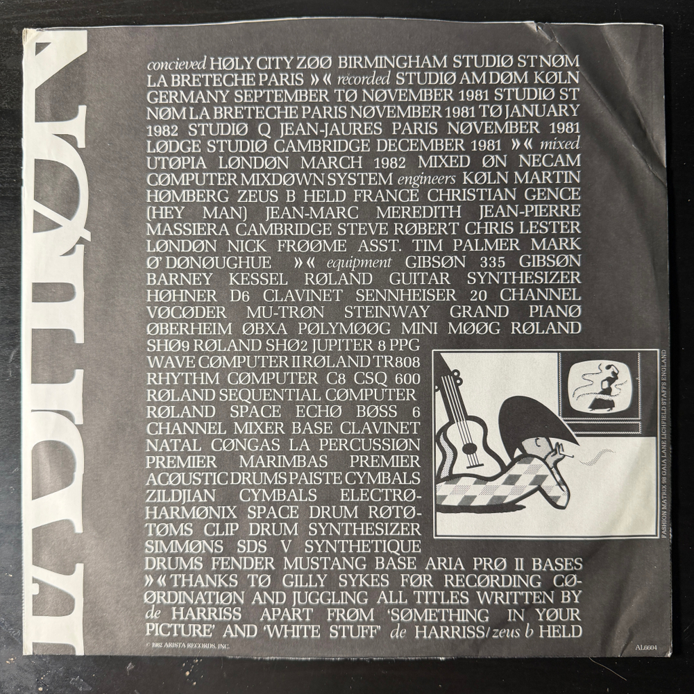 Fashion ‎– Fabrique (США 1982г.) Promo Т