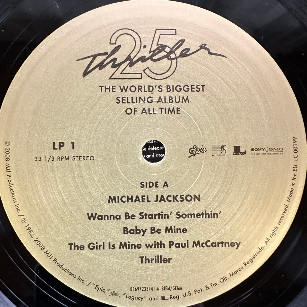 Michael Jackson ‎– Thriller 25 2LP (Европа 2008г.)