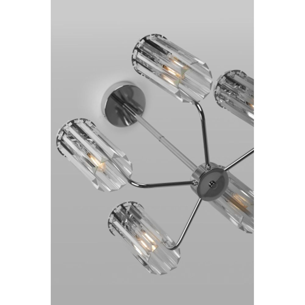 Люстра Rivoli Ifa 1063-305 5хЕ14 40 Вт хрусталь | Rivoli
