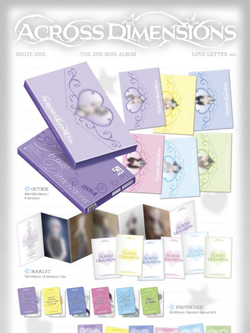 (ПРЕДЗАКАЗ) Альбом ISEGYE IDOL - ACROSS DIMENSIONS 2nd Mini Album LOVE LETTER RANDOM Version